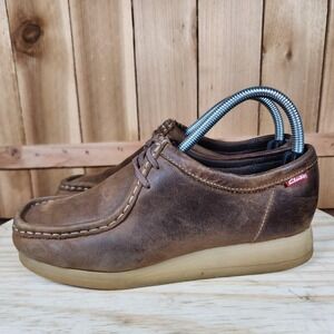 Clarks‎ Wallabees Shoes Womens 7M Brown Casual Comfort Chukka Moc Toe